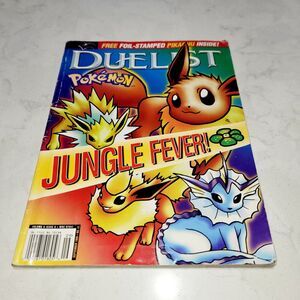 VTG 1999 Wizards of the Coast Duelist Magazine Pokémon TCG Jungle Issue NO CARD